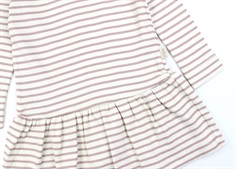 Petit Piao rose fawn stribet kjole